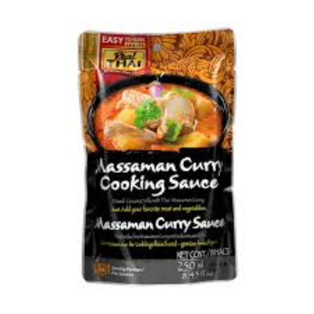 REAL THAI MASSAMAN CURRY COOKING SAUCE 250ML